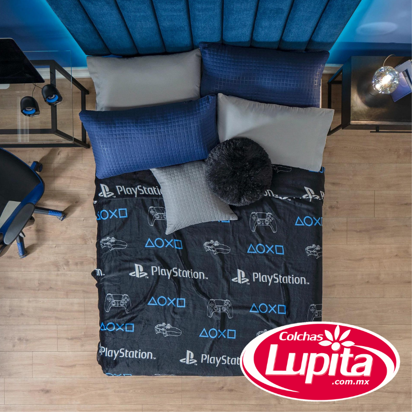 COBERTOR LIGERO MAT IND PLAYSTATION Vianney 24 Colchas Lupita