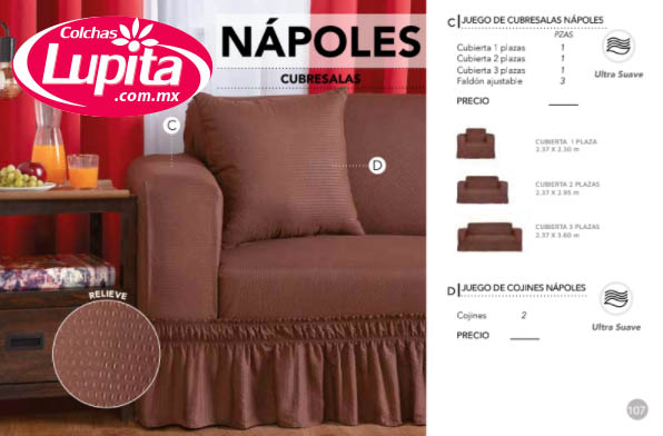 JUEGO DE COJINES NAPOLES  (Elefantito 25)