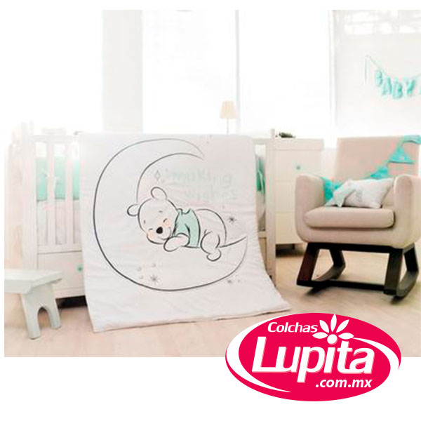 SET DE EDREDON CUNA POOH SOÑADOR (Chiquimundo)