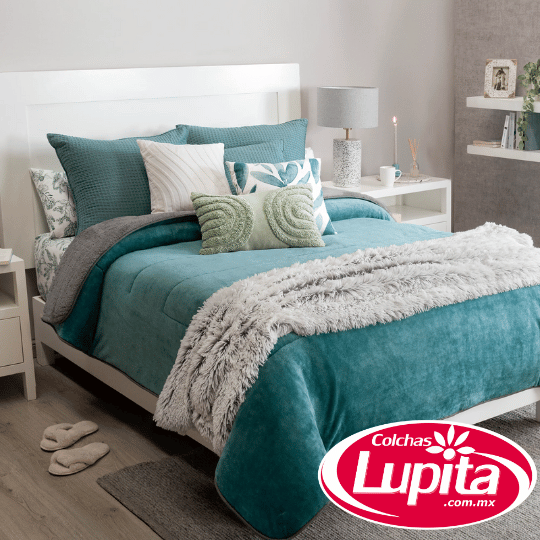 COBERTOR INVERNAL KS/QS TURQUESA (Vianney 24)