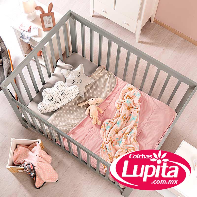 EDREDON BABY VOGA CAMA CUNA CORRAL ROSA (Vianney Hogar)