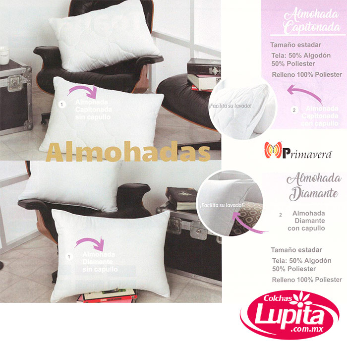 ALMOHADA DIAMANTE CON CAPULLO (Primavera-Competition)