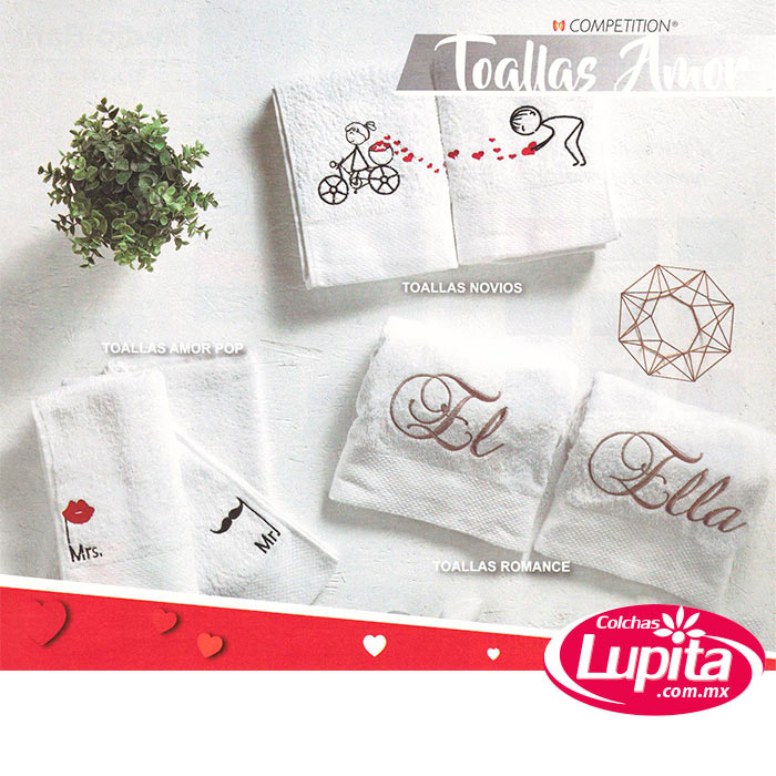 PACK 2 TOALLAS AMOR POP (Primavera-Competition)