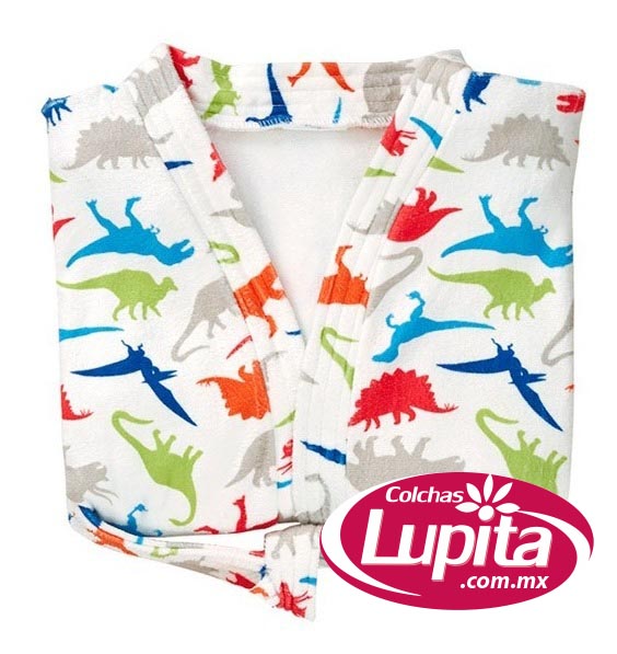 BATA DE BAÑO INFANTIL BALI DINOS (Vianney Chavos)