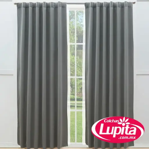 [000639610007] CORTINAS BLACKOUT LARGA CATANIA GRIS (Vianney 23)