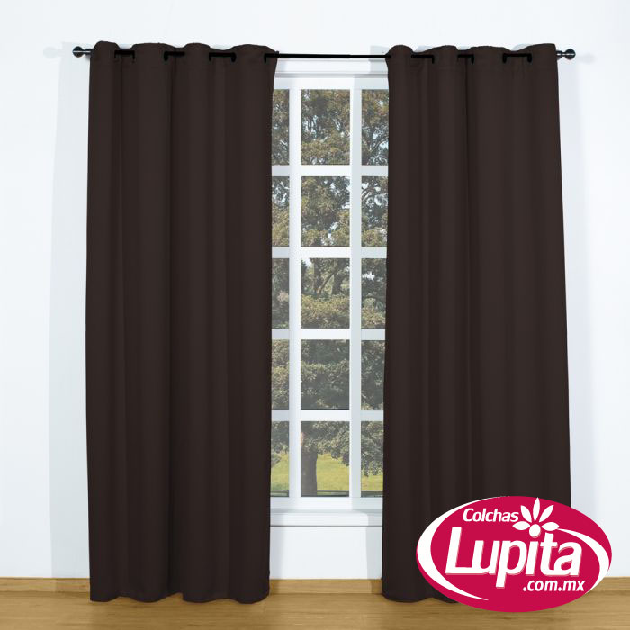 SET DE CORTINAS BLACKOUT CHOCOLATE  (Elefantito 25)