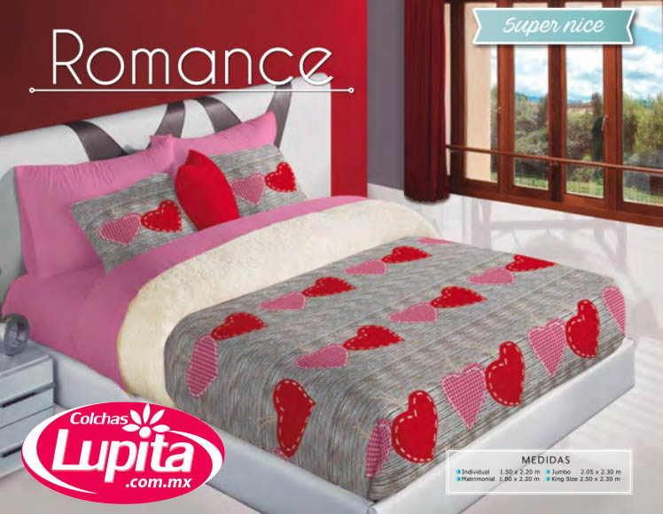 COBERTOR ROMANCE JUMBO MAT (Primavera-Competition)