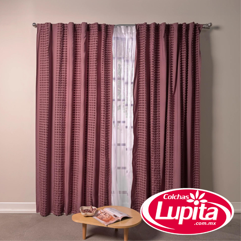 CORTINAS VIASOFT LARGA BLUSH (Vianney 24)